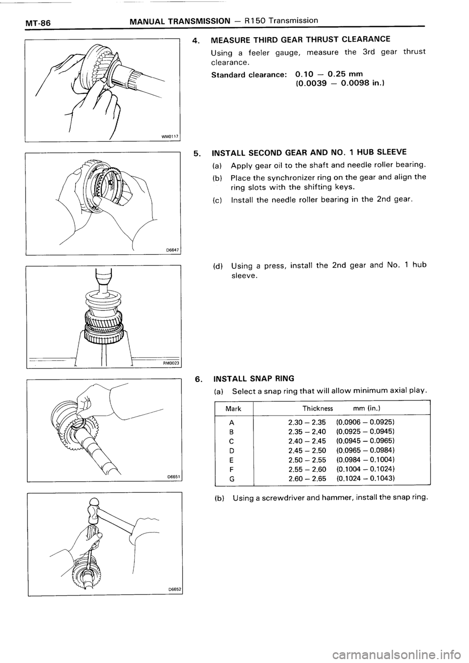TOYOTA 4RUNNER 1986  Service Repair Manual 
