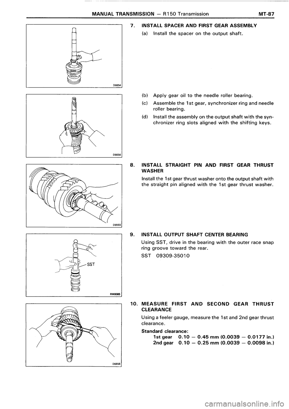 TOYOTA 4RUNNER 1986  Service Repair Manual 