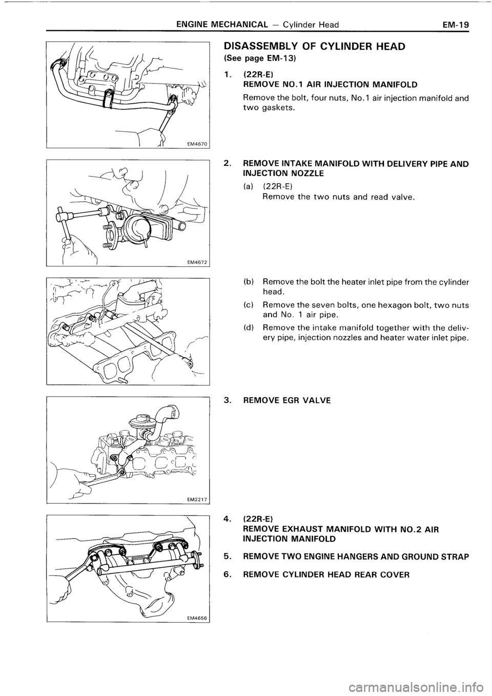 TOYOTA 4RUNNER 1986  Service Repair Manual 