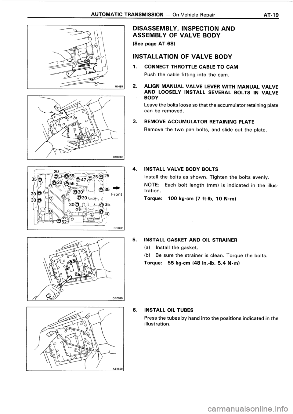 TOYOTA 4RUNNER 1986  Service Repair Manual 