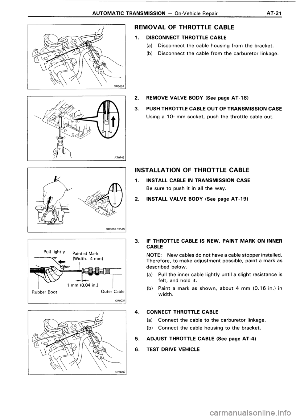 TOYOTA 4RUNNER 1986  Service Repair Manual 