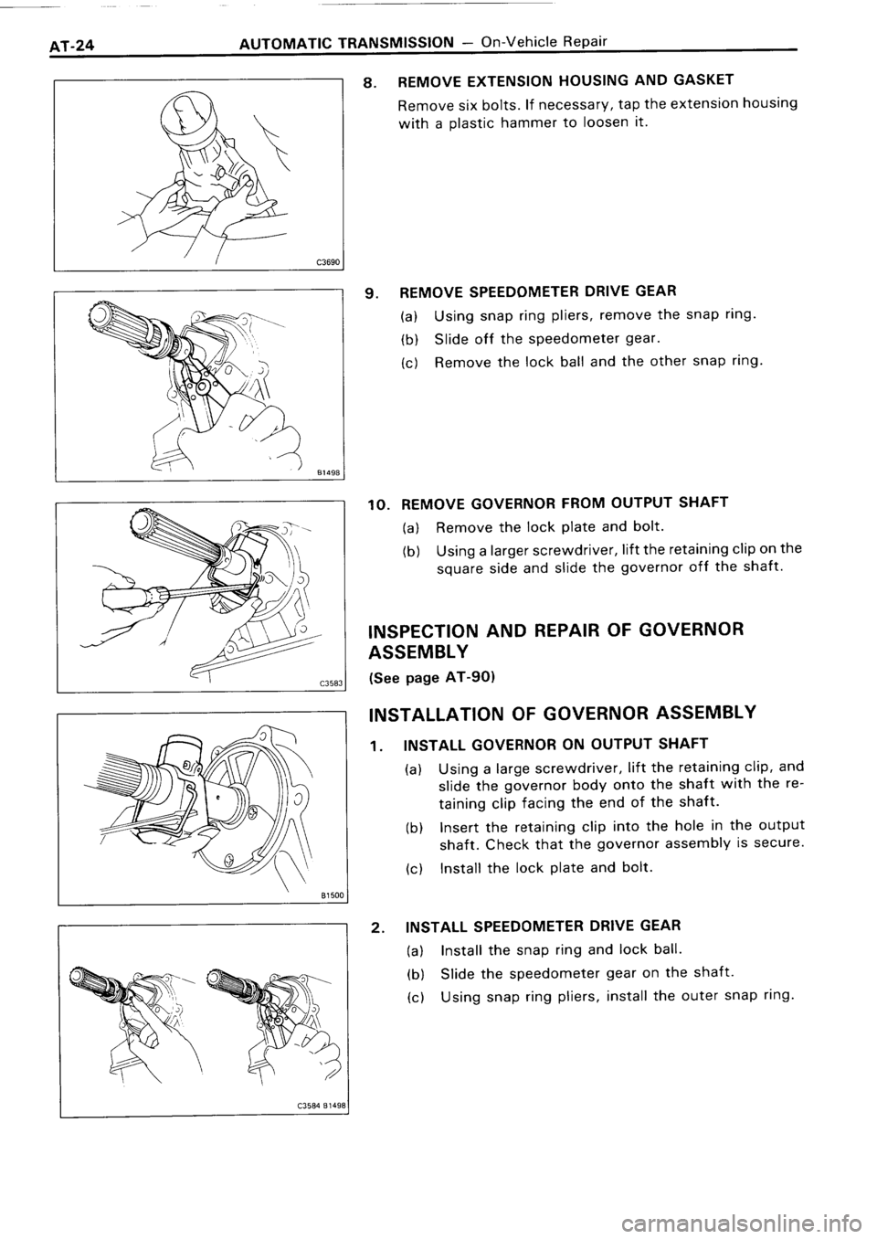 TOYOTA 4RUNNER 1986  Service Repair Manual 
