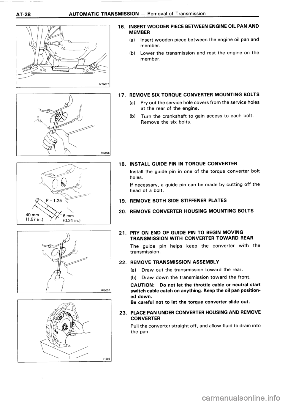 TOYOTA 4RUNNER 1986  Service Repair Manual 