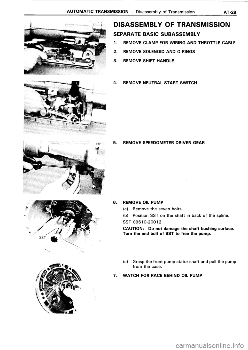 TOYOTA 4RUNNER 1986  Service Repair Manual 