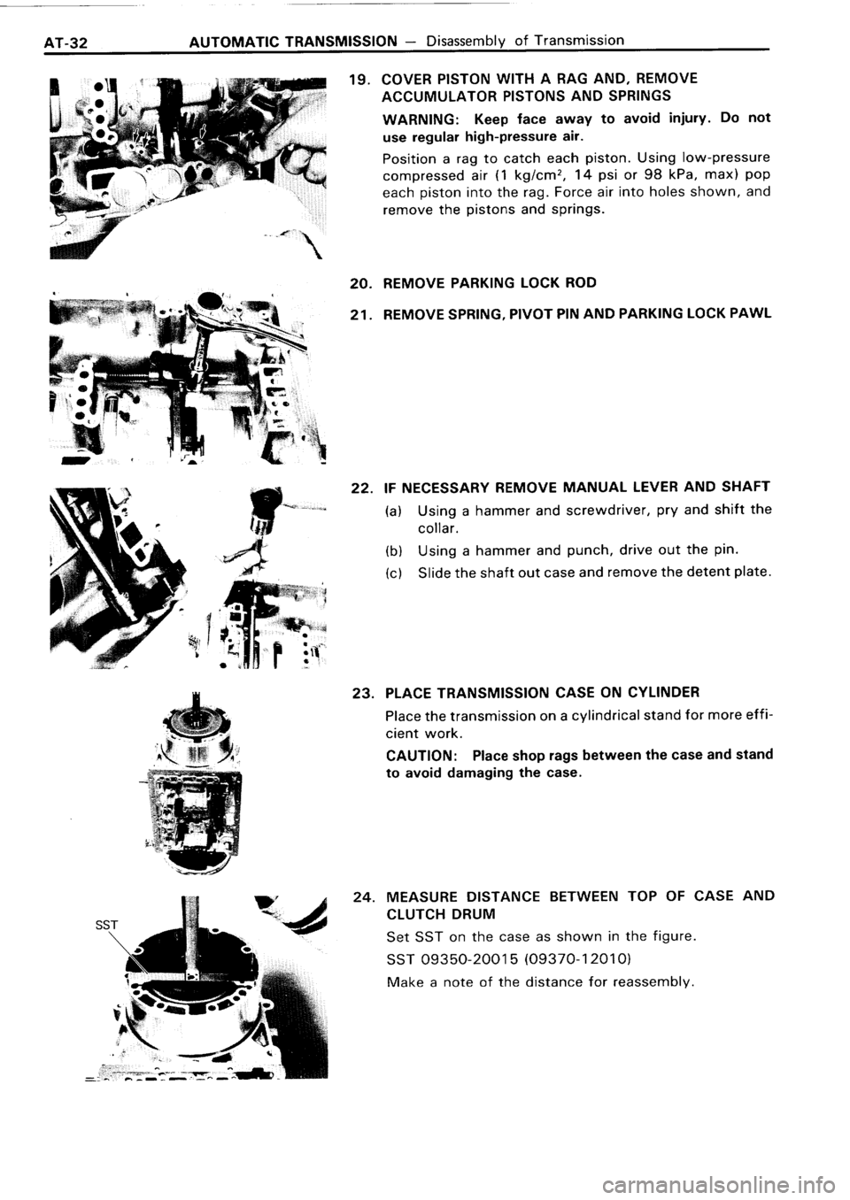 TOYOTA 4RUNNER 1986  Service Repair Manual 