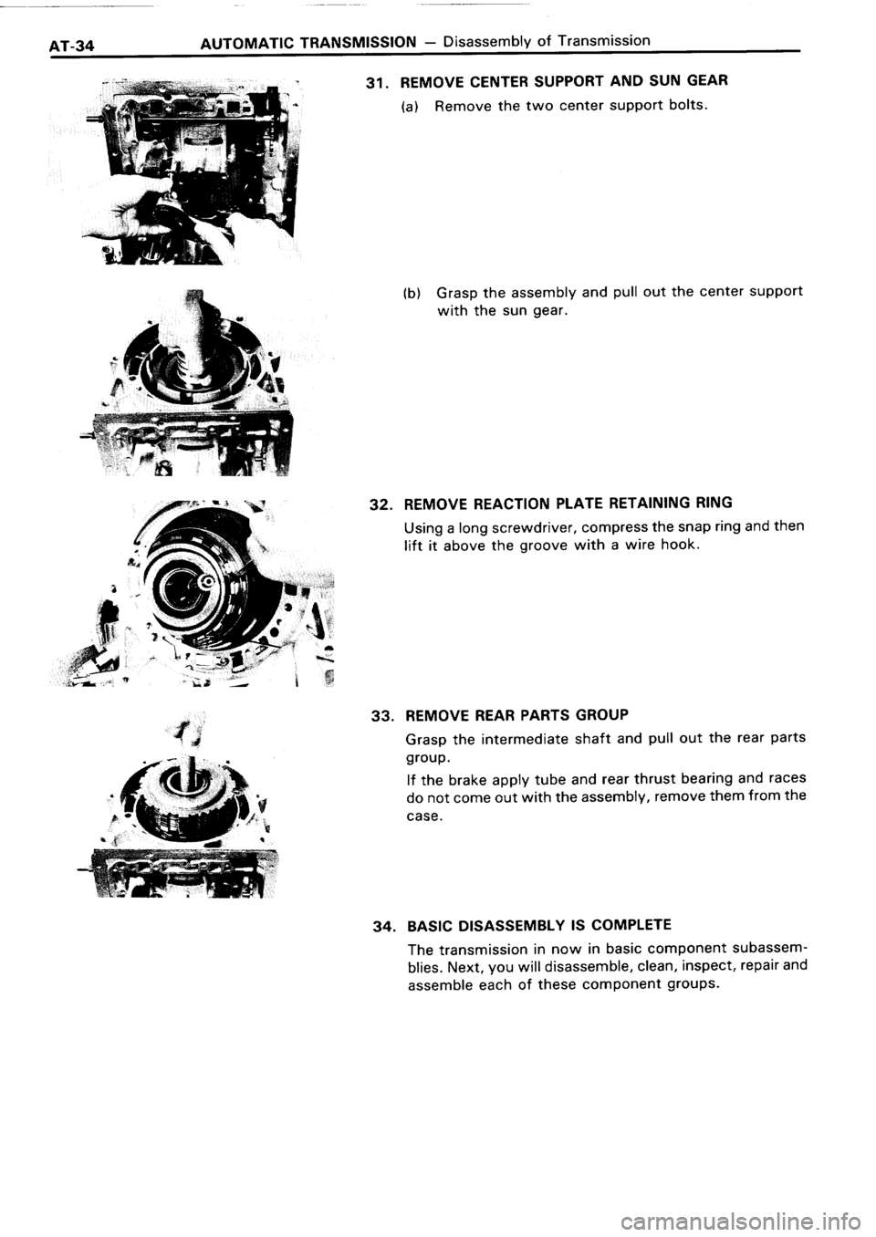 TOYOTA 4RUNNER 1986  Service Repair Manual 