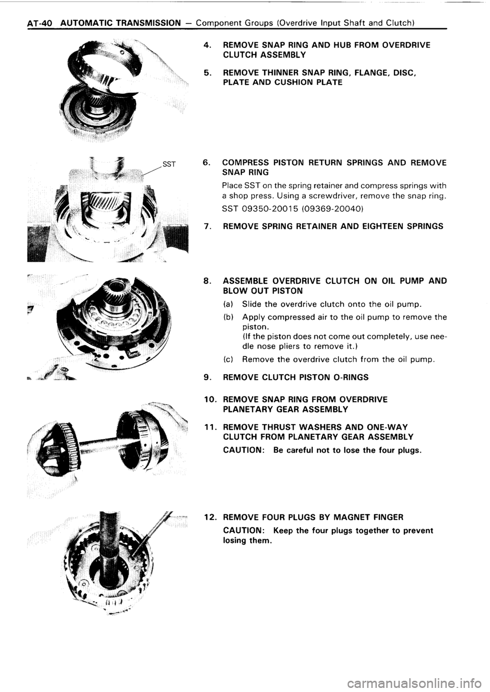 TOYOTA 4RUNNER 1986  Service Repair Manual 