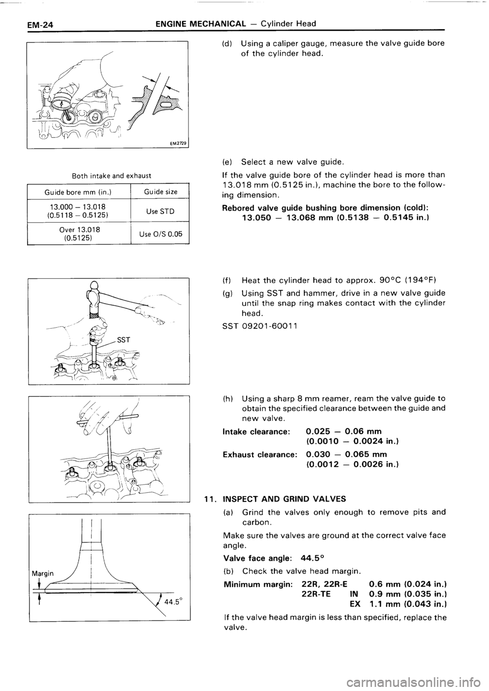 TOYOTA 4RUNNER 1986  Service Repair Manual 