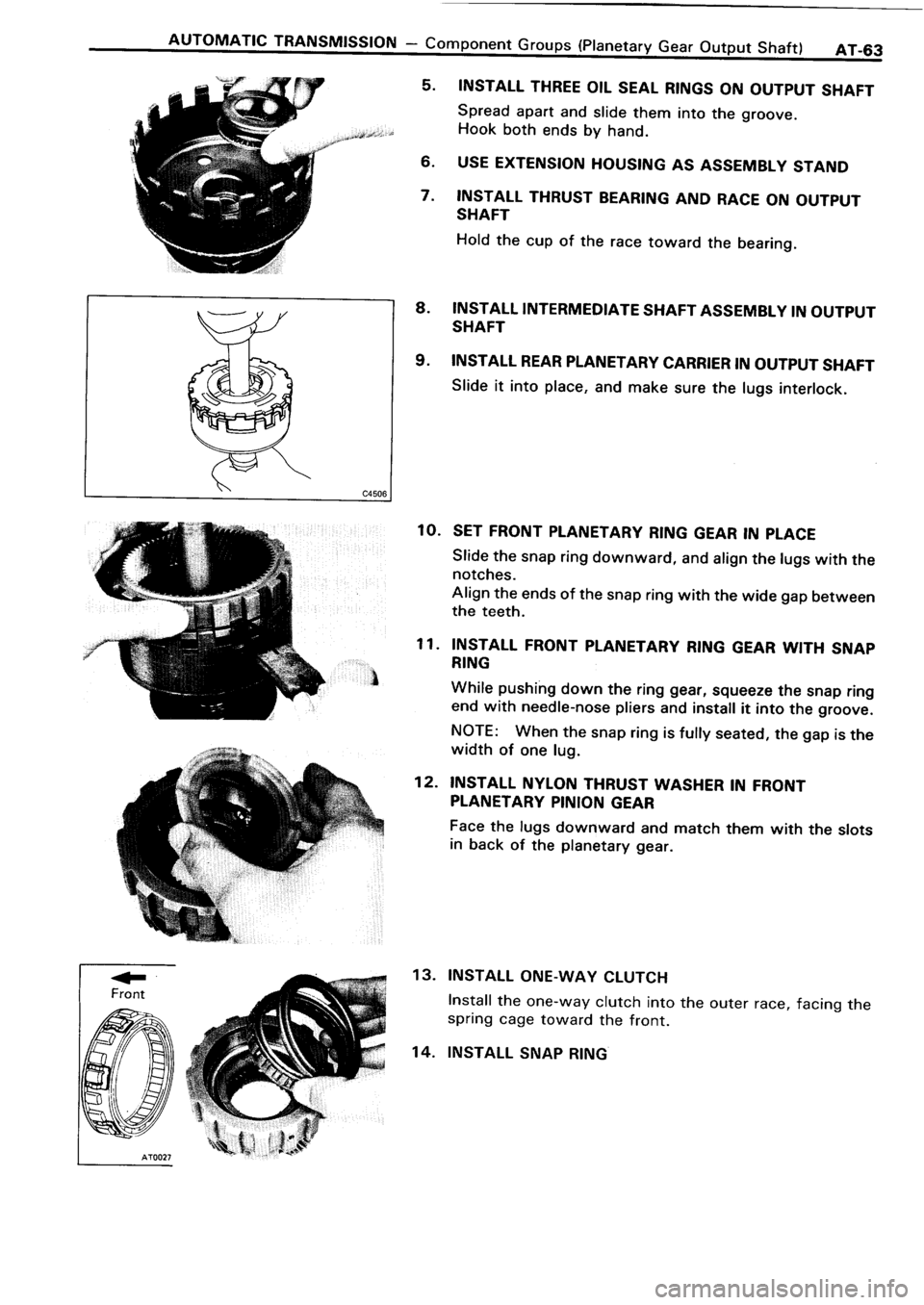 TOYOTA 4RUNNER 1986  Service Repair Manual 