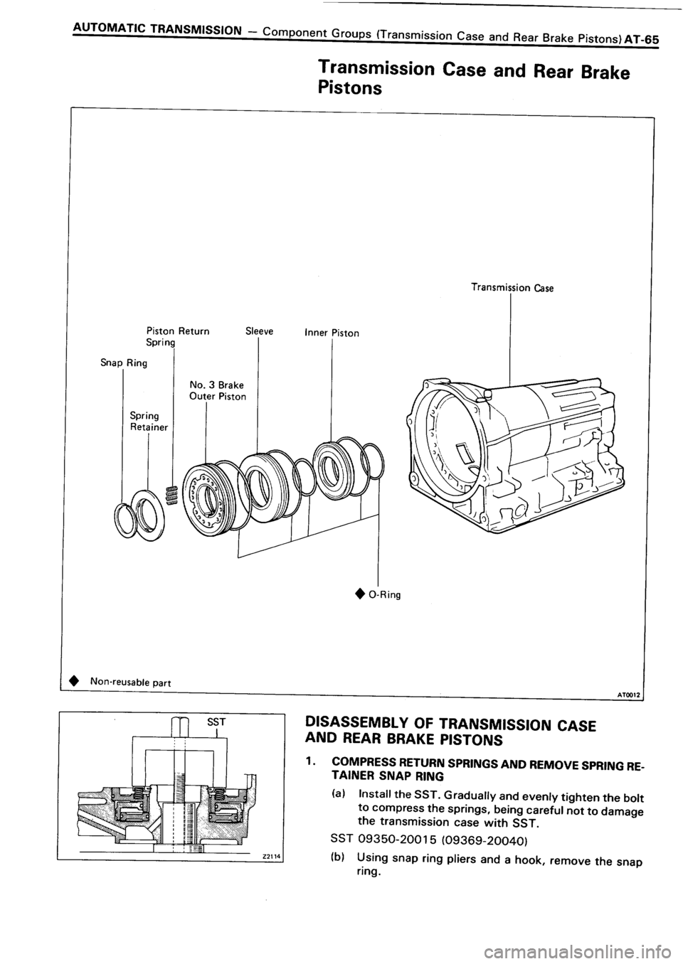 TOYOTA 4RUNNER 1986  Service Repair Manual 
