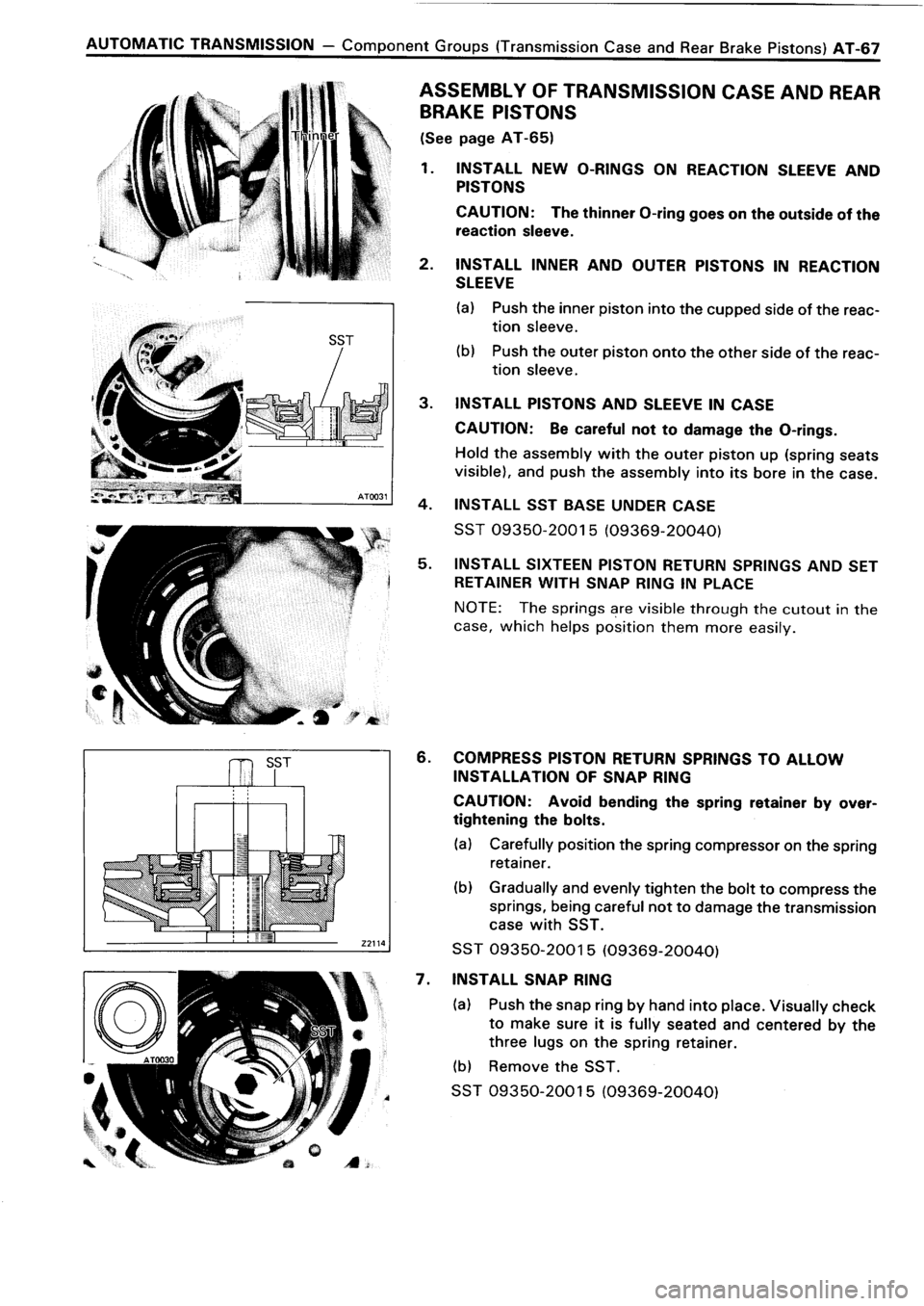 TOYOTA 4RUNNER 1986  Service Repair Manual 