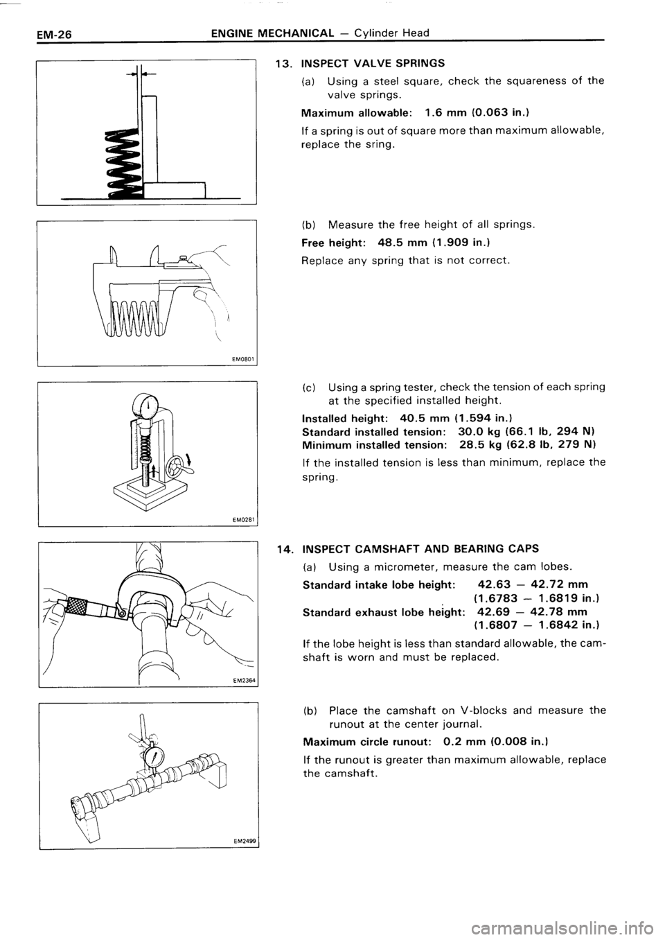 TOYOTA 4RUNNER 1986  Service Repair Manual 