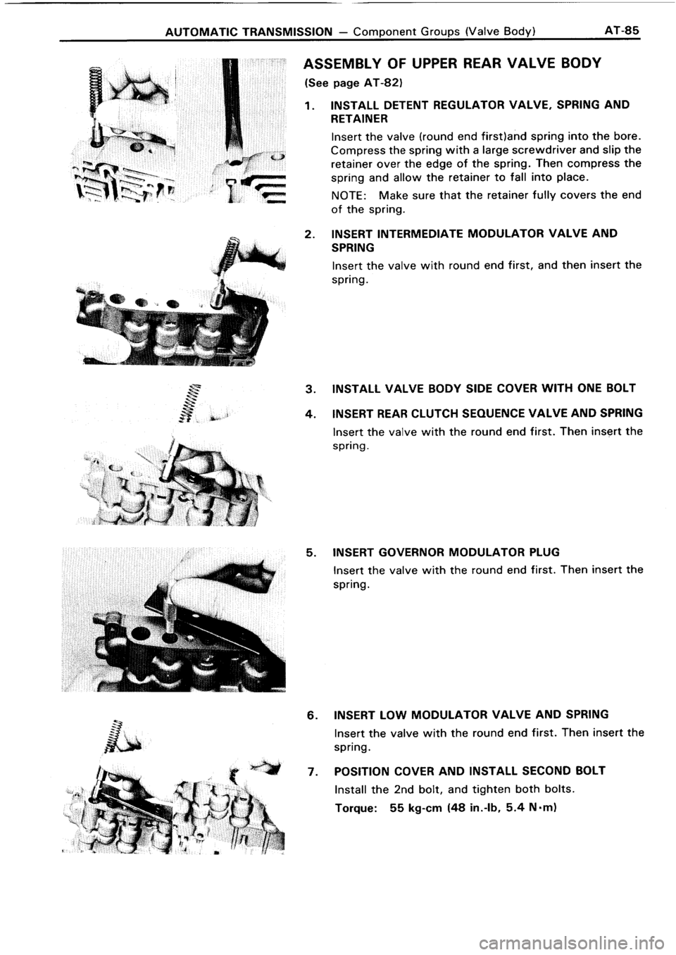TOYOTA 4RUNNER 1986  Service Repair Manual 