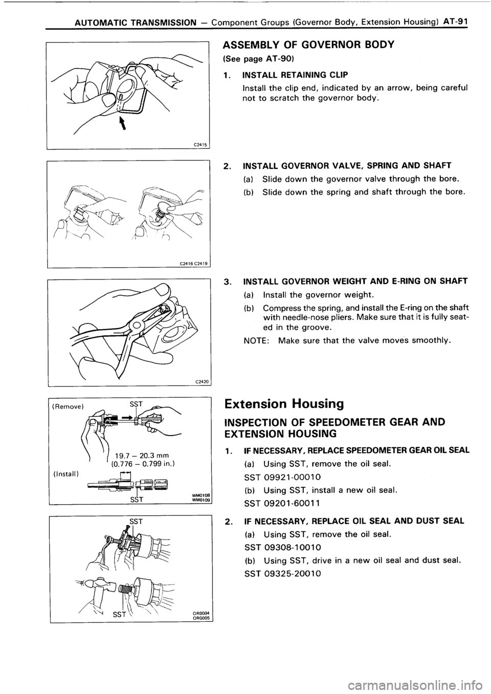 TOYOTA 4RUNNER 1986  Service Repair Manual 