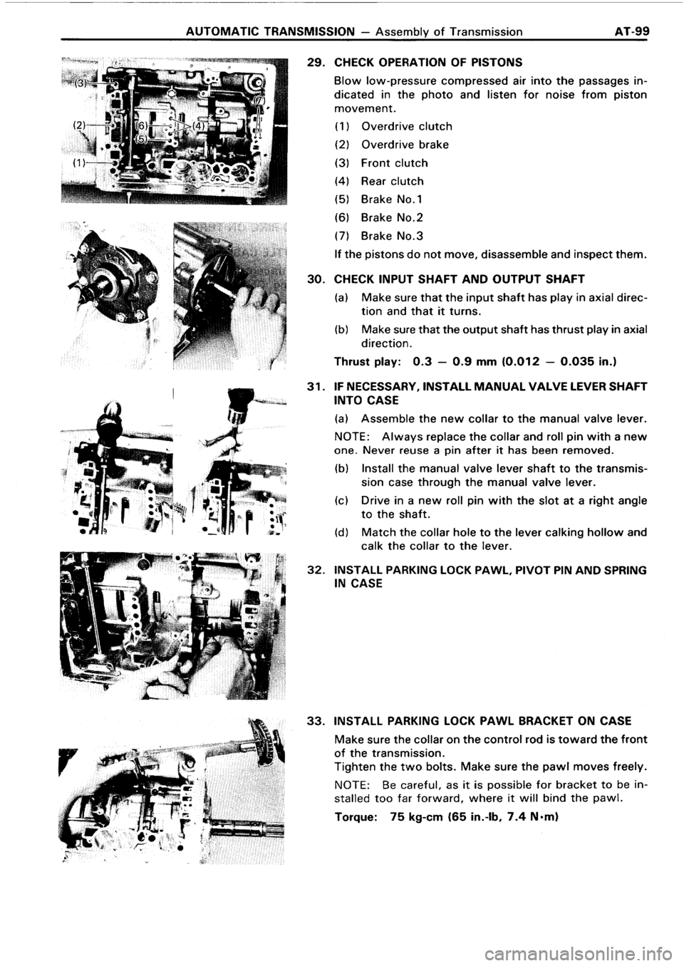 TOYOTA 4RUNNER 1986  Service Repair Manual 