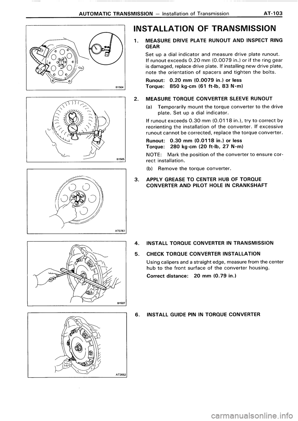 TOYOTA 4RUNNER 1986  Service Repair Manual 