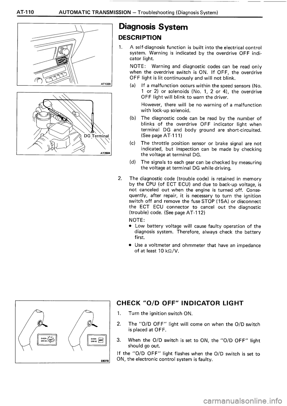 TOYOTA 4RUNNER 1986  Service Repair Manual 