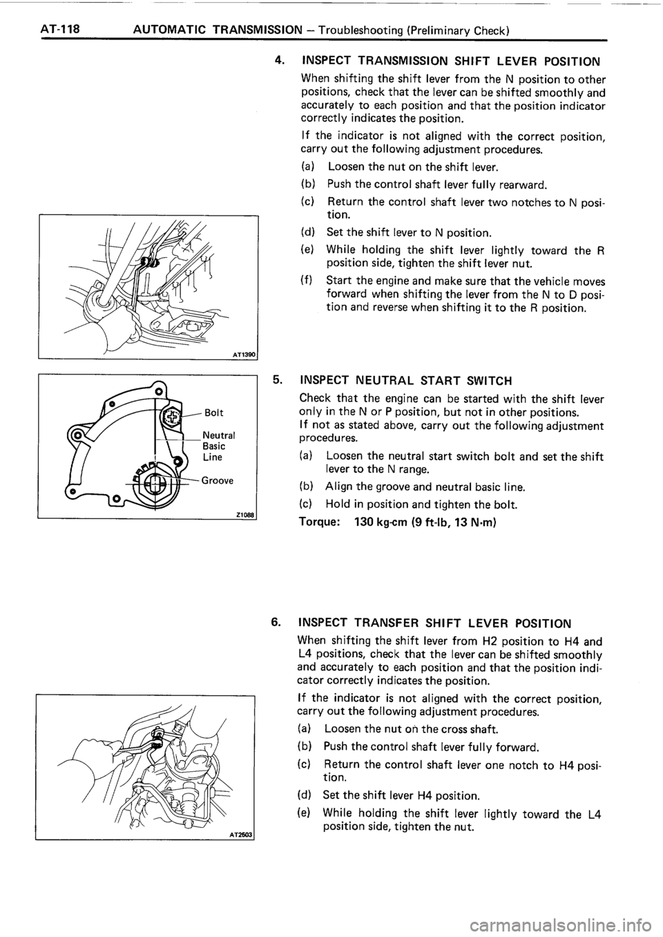 TOYOTA 4RUNNER 1986  Service Repair Manual 