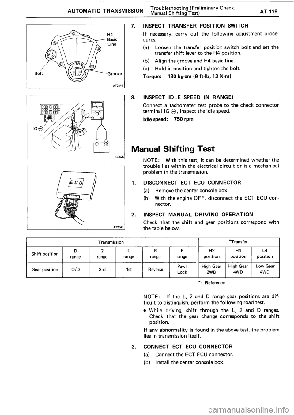 TOYOTA 4RUNNER 1986  Service Repair Manual 