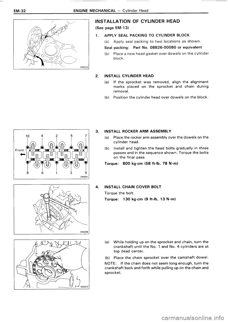TOYOTA 4RUNNER 1986  Service Repair Manual 