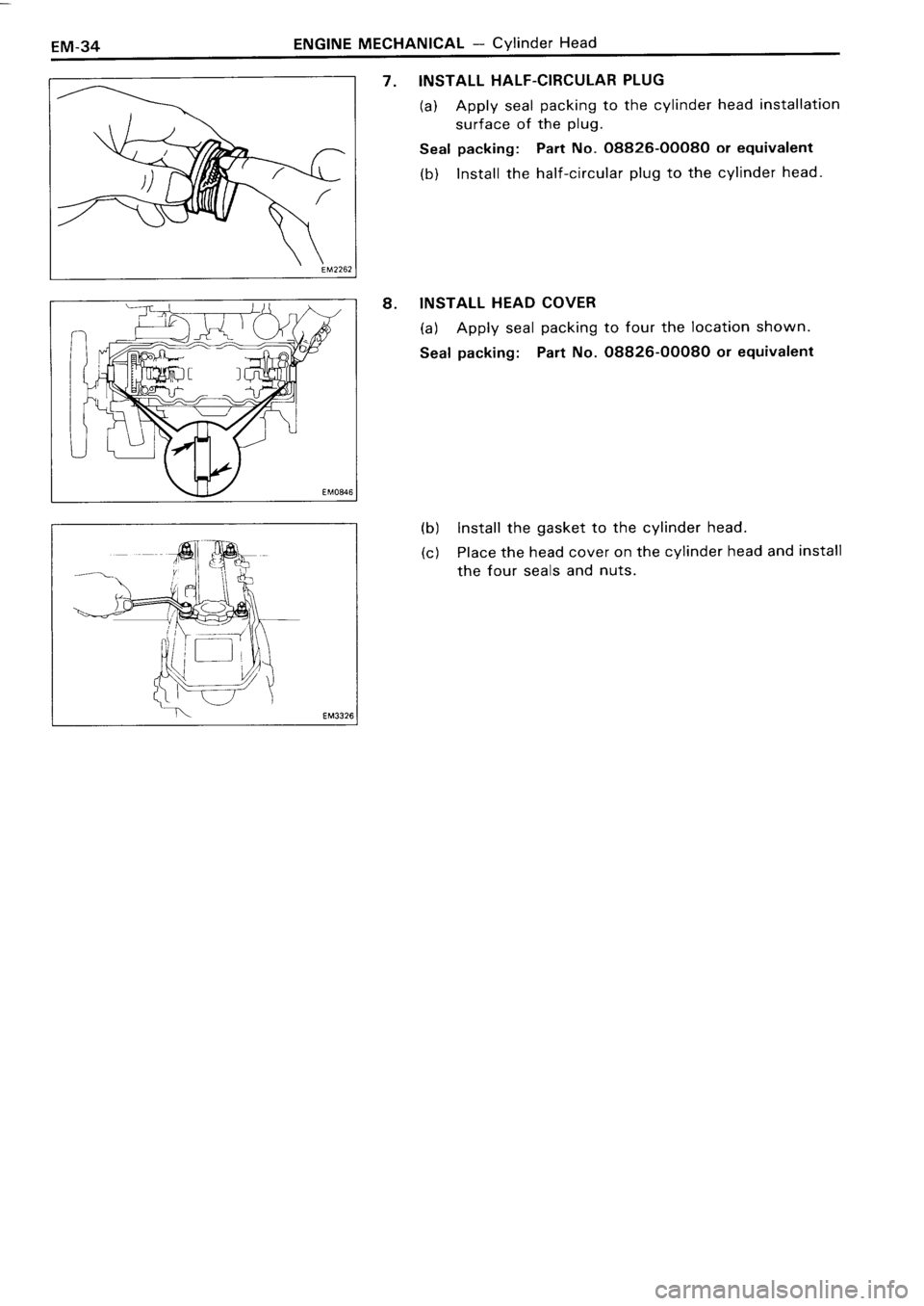 TOYOTA 4RUNNER 1986  Service Repair Manual 