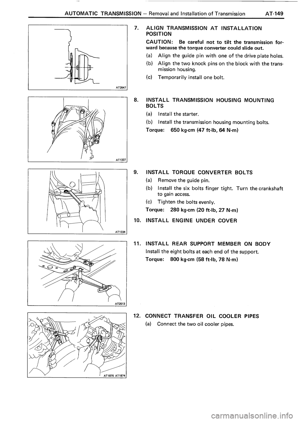 TOYOTA 4RUNNER 1986  Service Repair Manual 