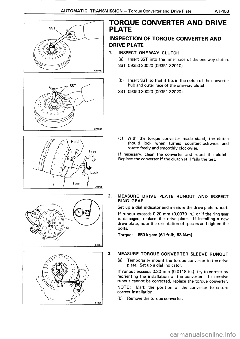 TOYOTA 4RUNNER 1986  Service Repair Manual 