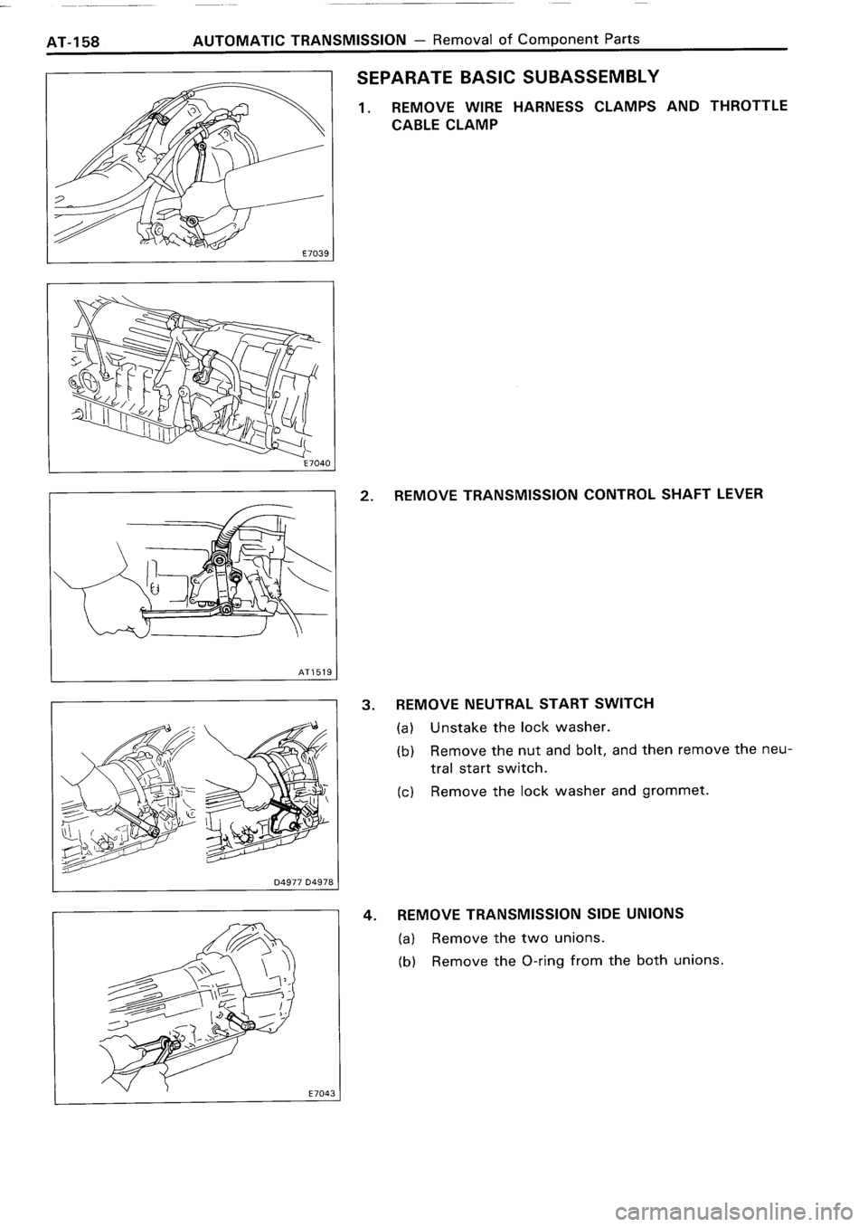 TOYOTA 4RUNNER 1986  Service Repair Manual 