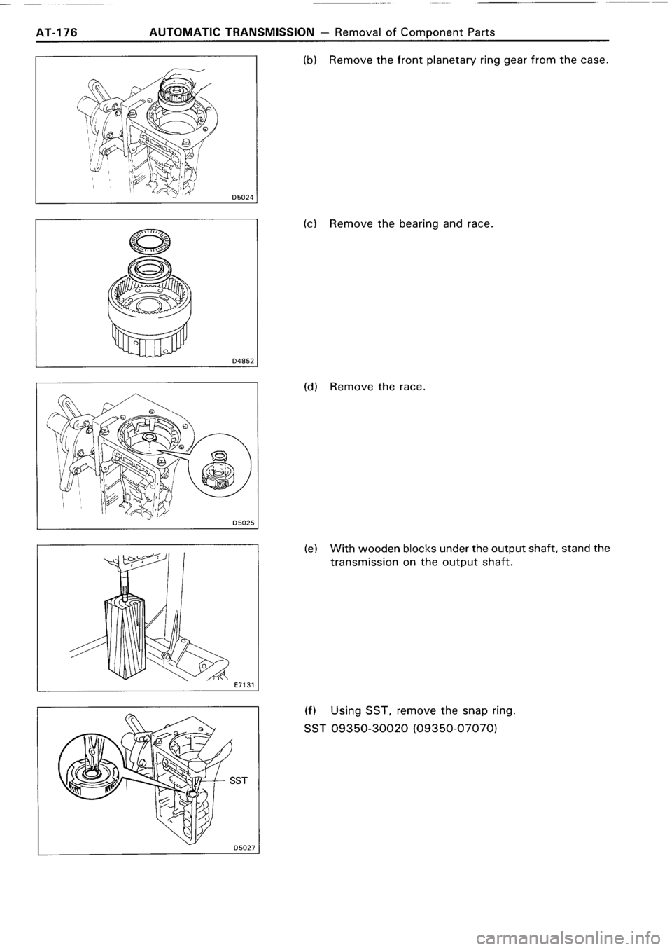 TOYOTA 4RUNNER 1986  Service Repair Manual 