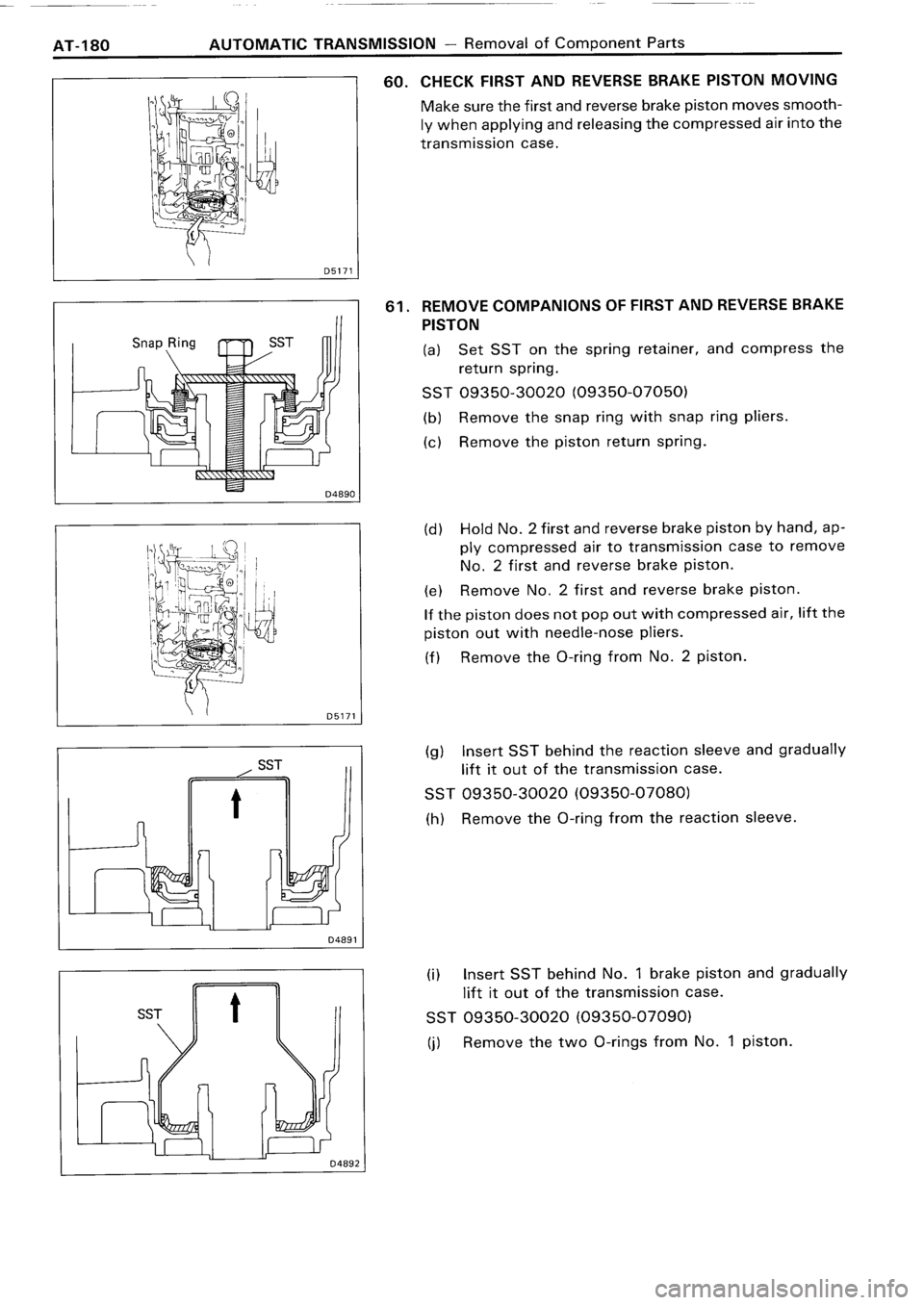 TOYOTA 4RUNNER 1986  Service Repair Manual 