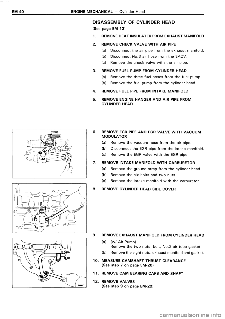 TOYOTA 4RUNNER 1986  Service Repair Manual 