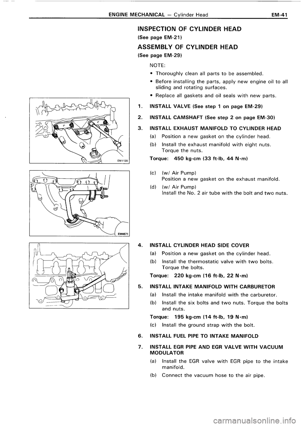 TOYOTA 4RUNNER 1986  Service Repair Manual 