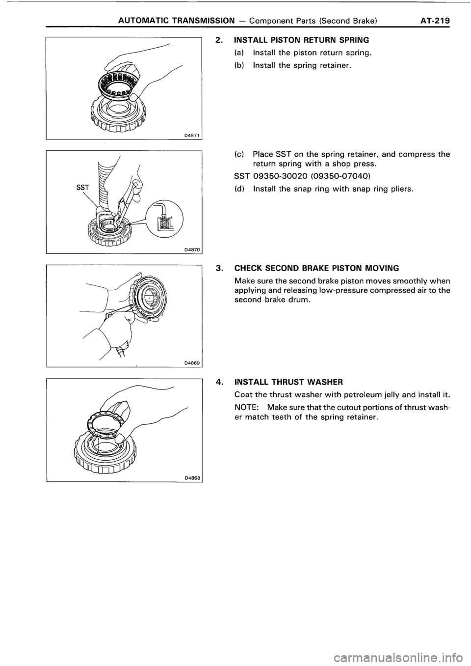 TOYOTA 4RUNNER 1986  Service Repair Manual 