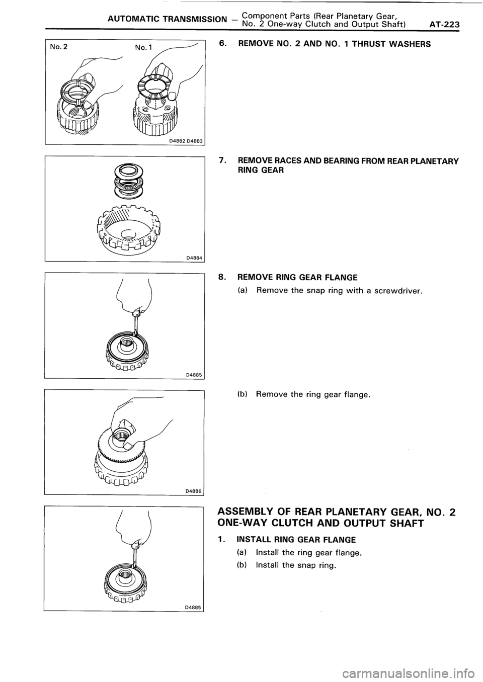 TOYOTA 4RUNNER 1986  Service Repair Manual 