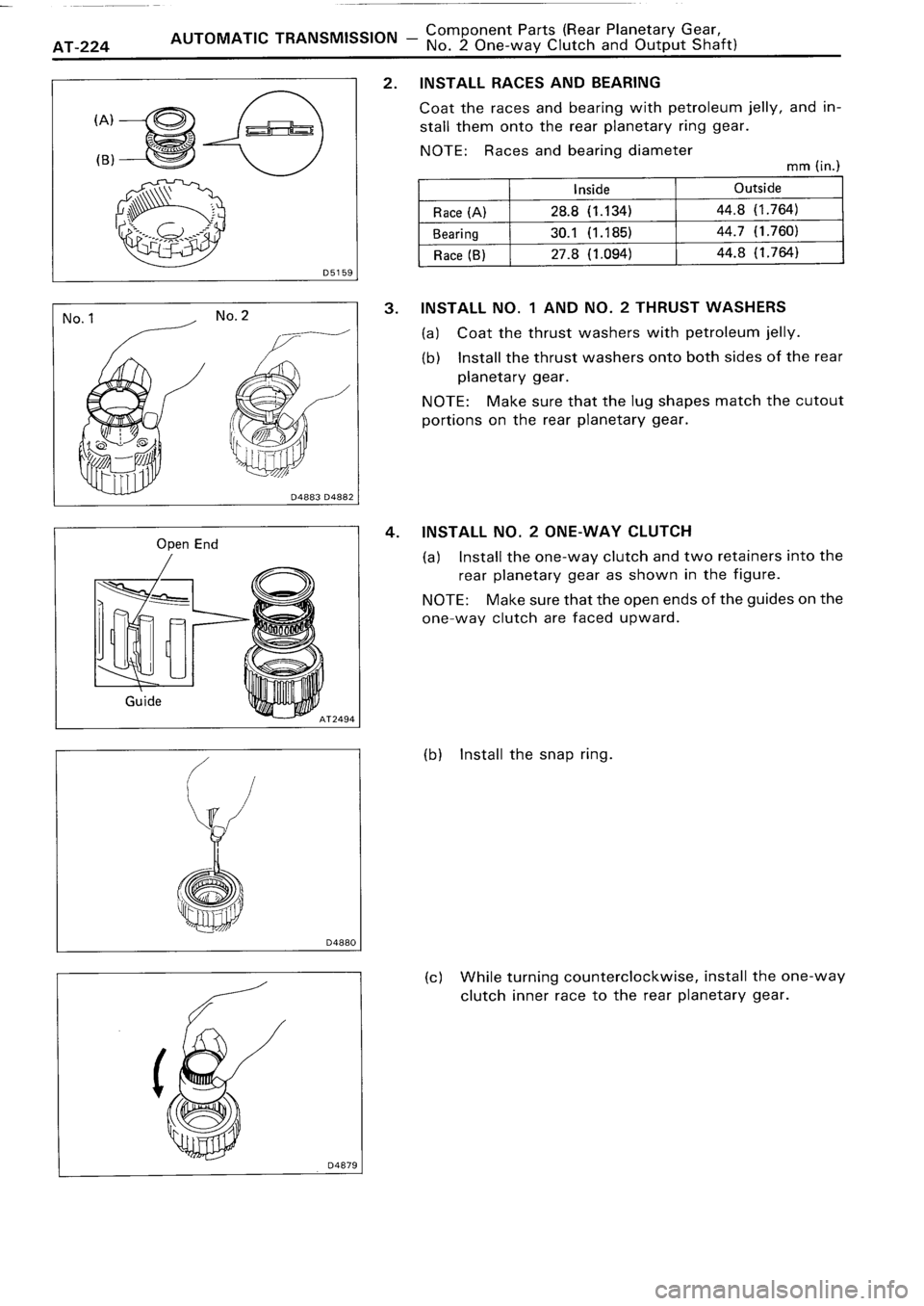 TOYOTA 4RUNNER 1986  Service Repair Manual 