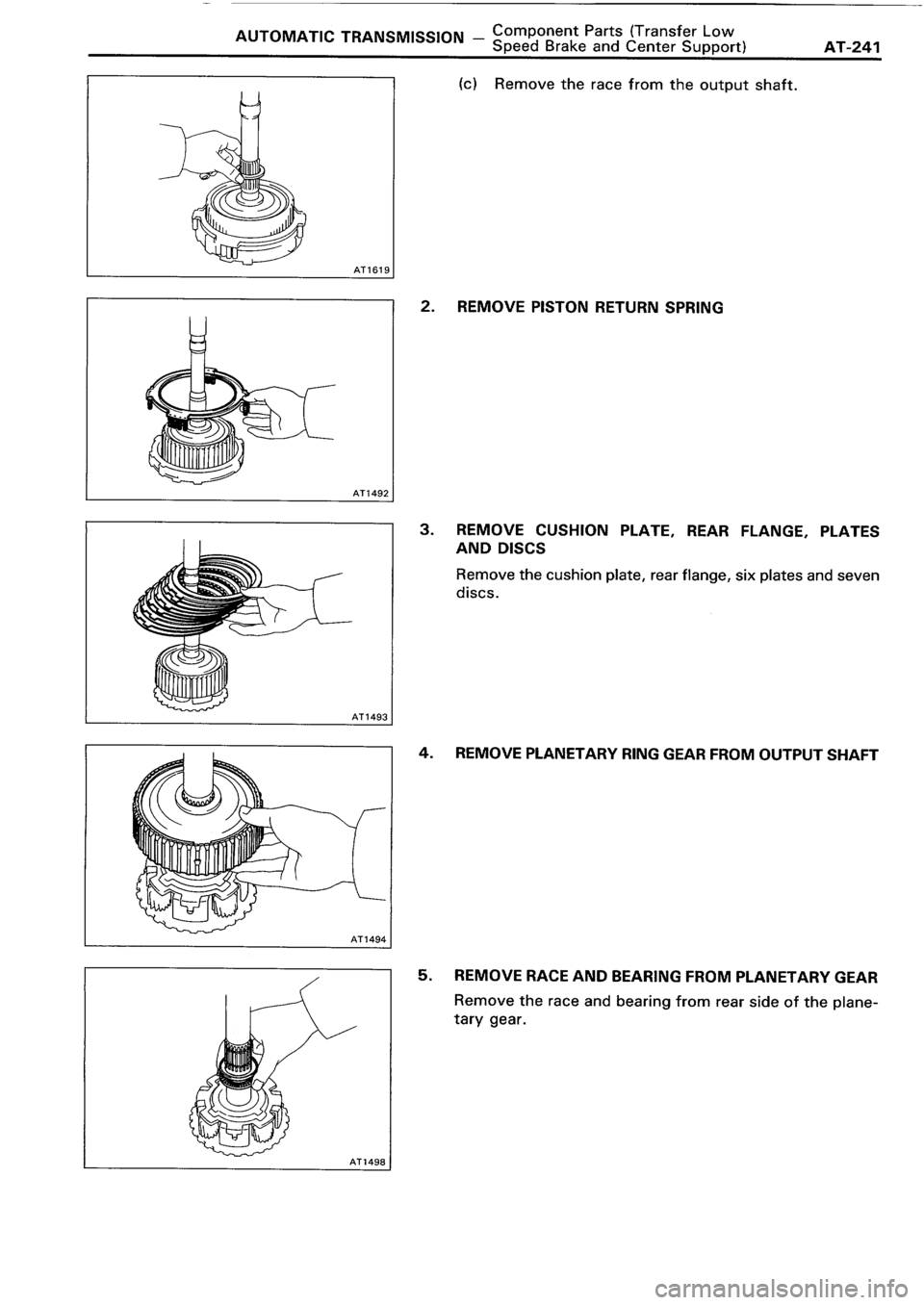 TOYOTA 4RUNNER 1986  Service Repair Manual 