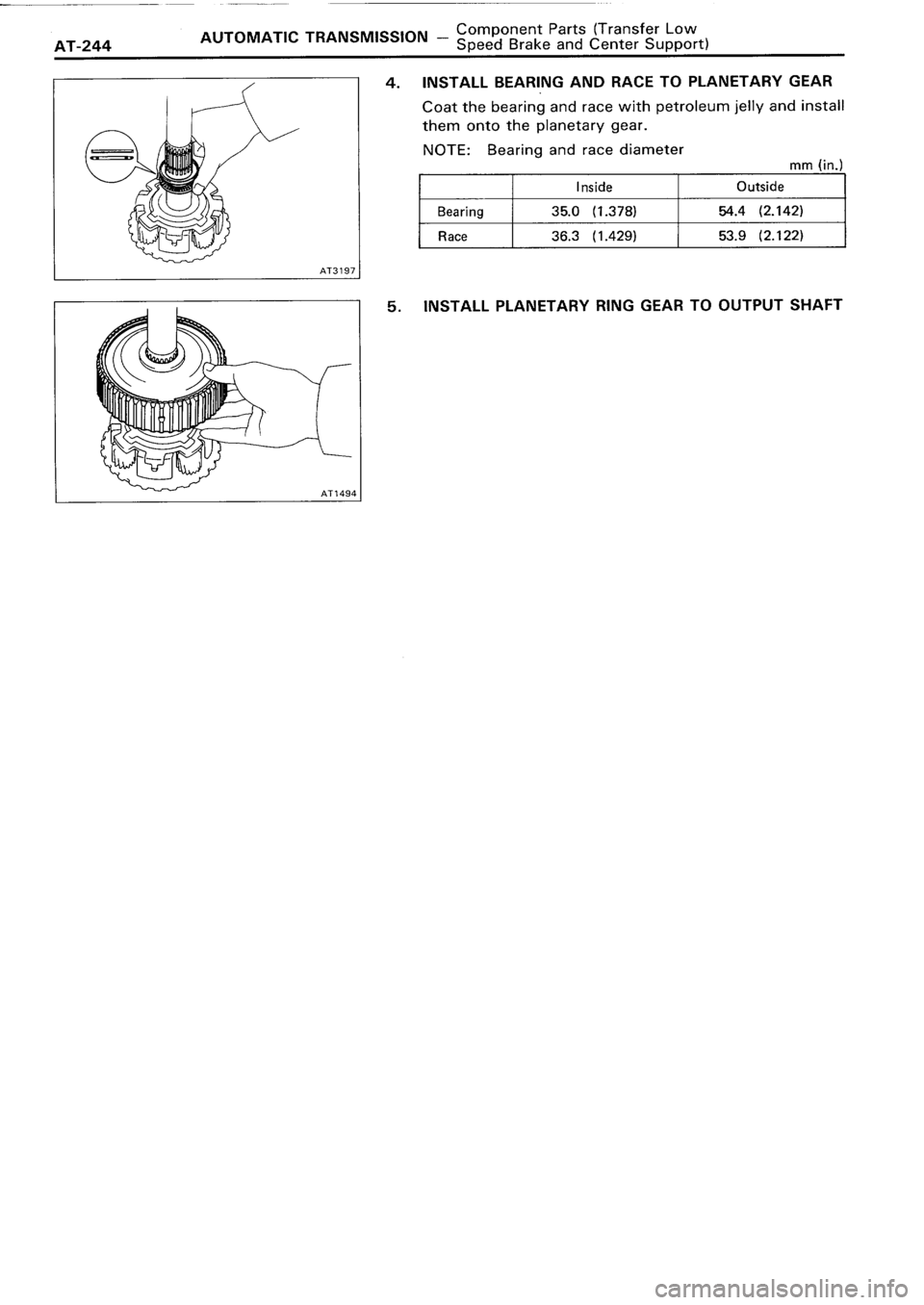 TOYOTA 4RUNNER 1986  Service Repair Manual 