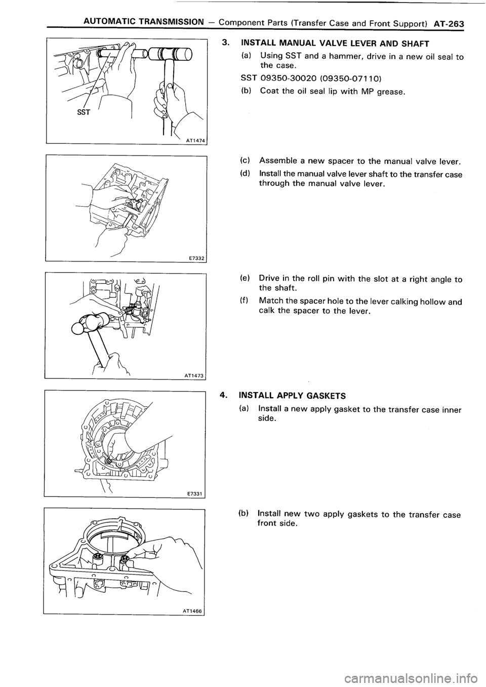 TOYOTA 4RUNNER 1986  Service Repair Manual 