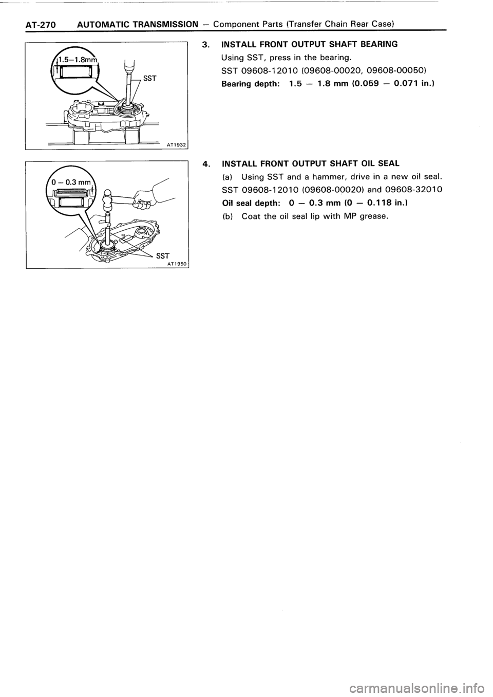 TOYOTA 4RUNNER 1986  Service Repair Manual 