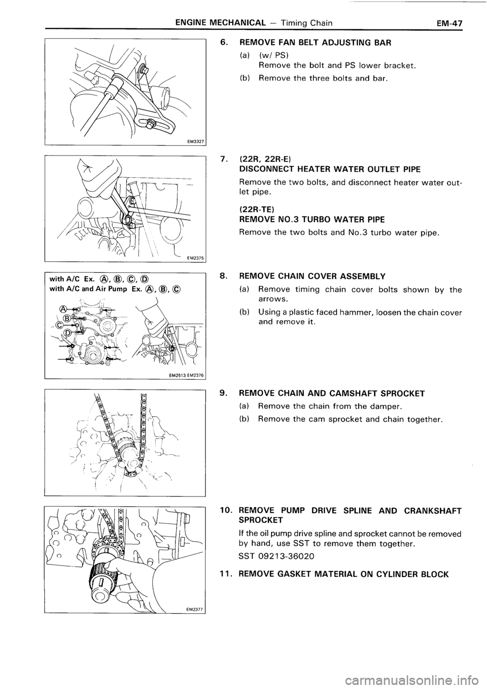 TOYOTA 4RUNNER 1986  Service Repair Manual 