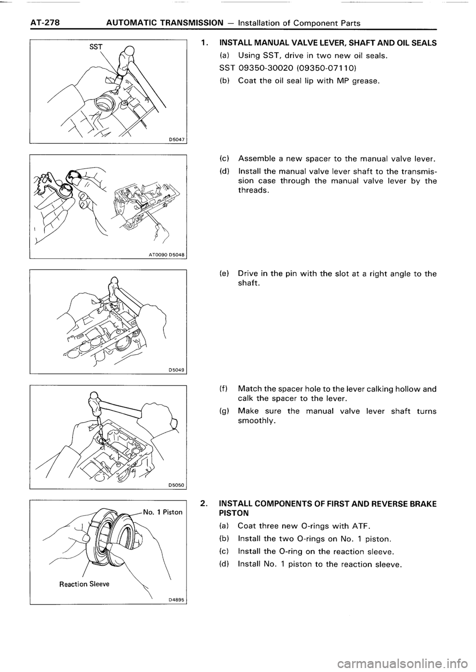 TOYOTA 4RUNNER 1986  Service Repair Manual 