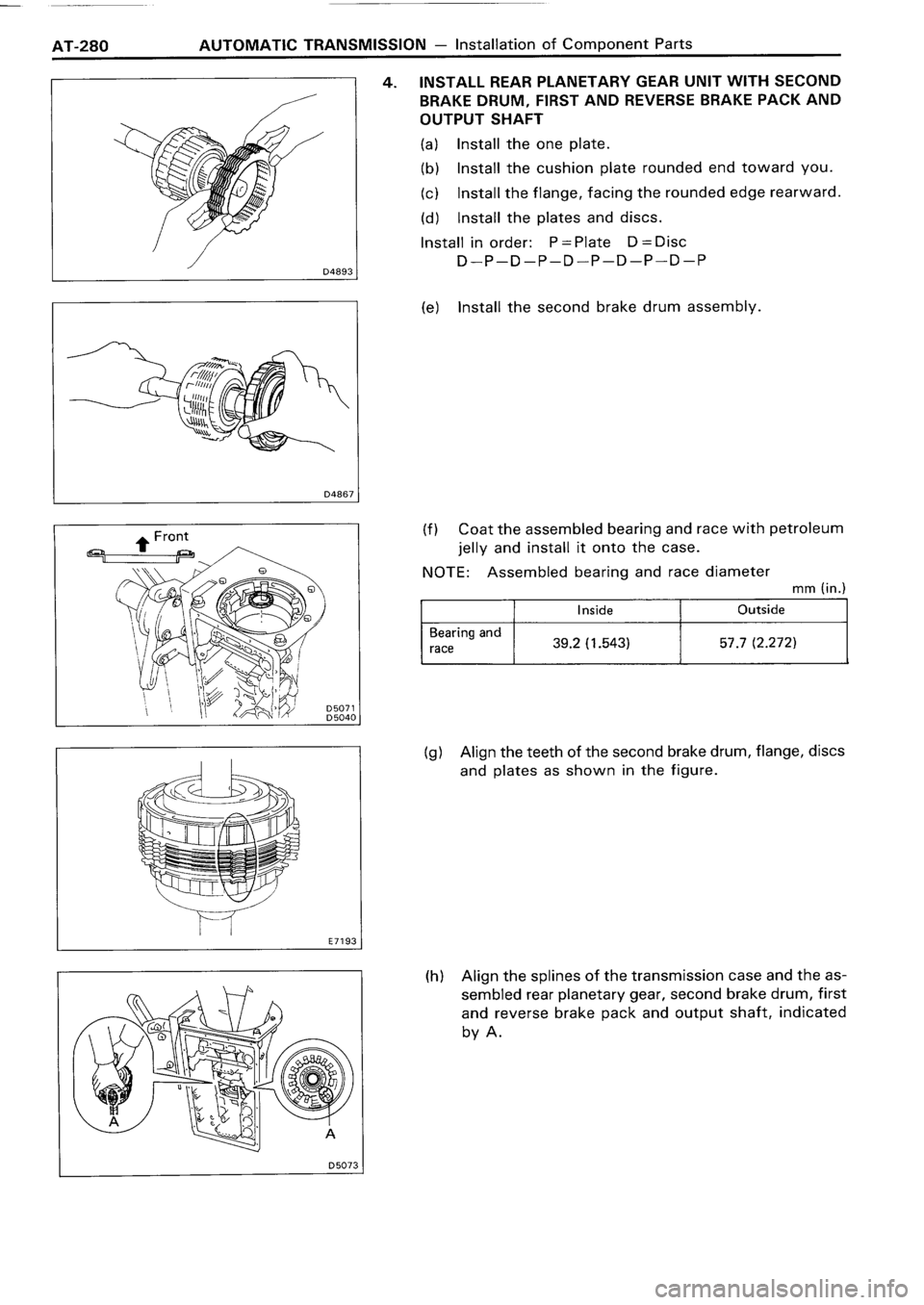 TOYOTA 4RUNNER 1986  Service Repair Manual 
