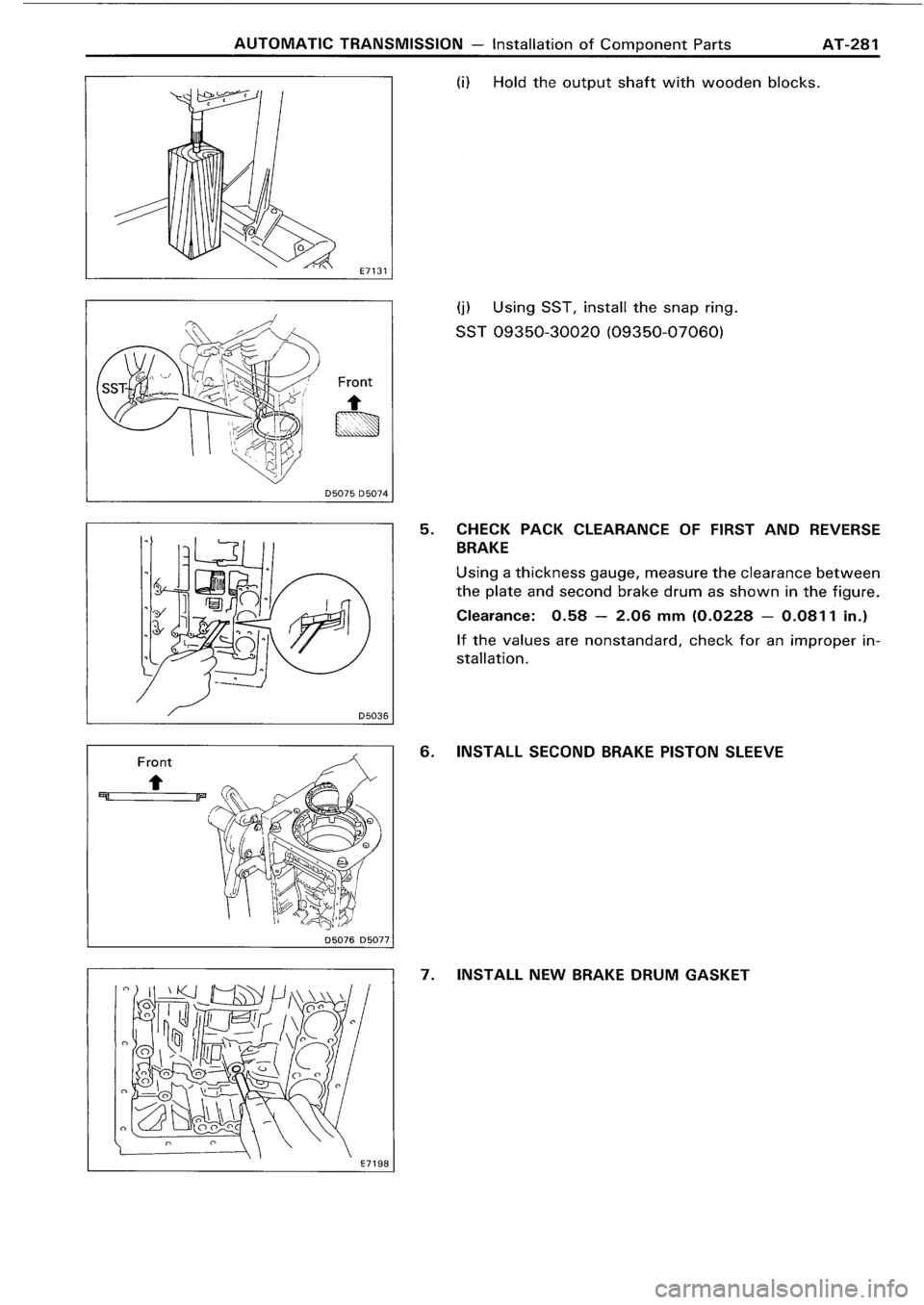 TOYOTA 4RUNNER 1986  Service Repair Manual 