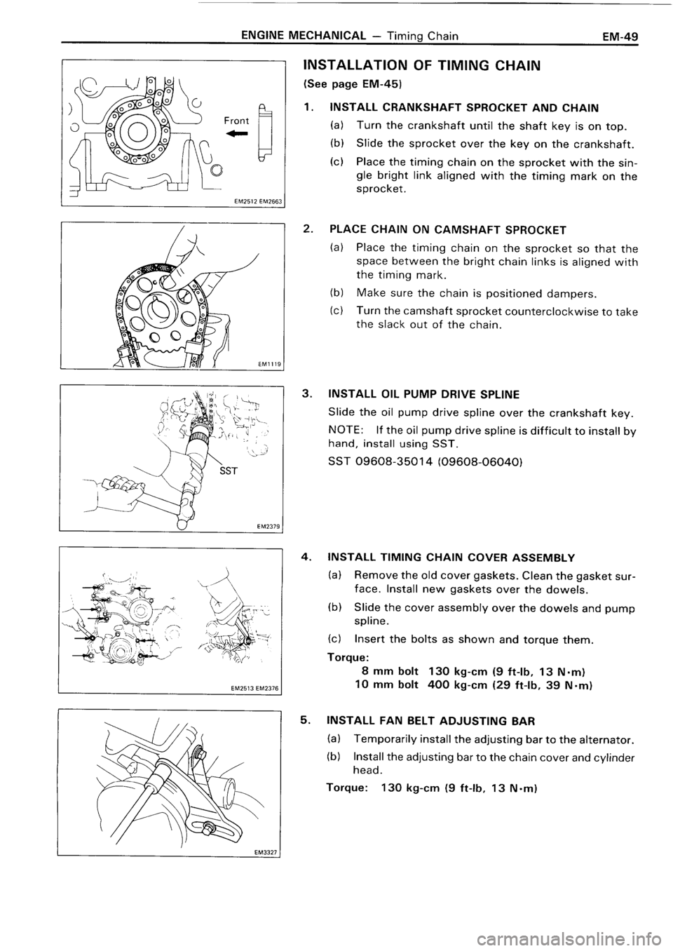 TOYOTA 4RUNNER 1986  Service Repair Manual 