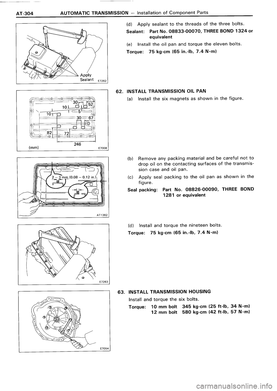 TOYOTA 4RUNNER 1986  Service Repair Manual 
