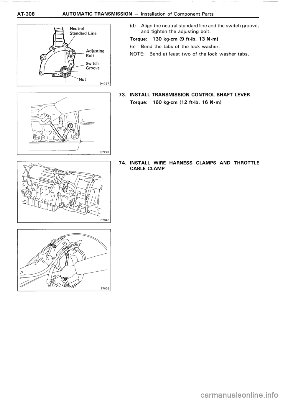 TOYOTA 4RUNNER 1986  Service Repair Manual 