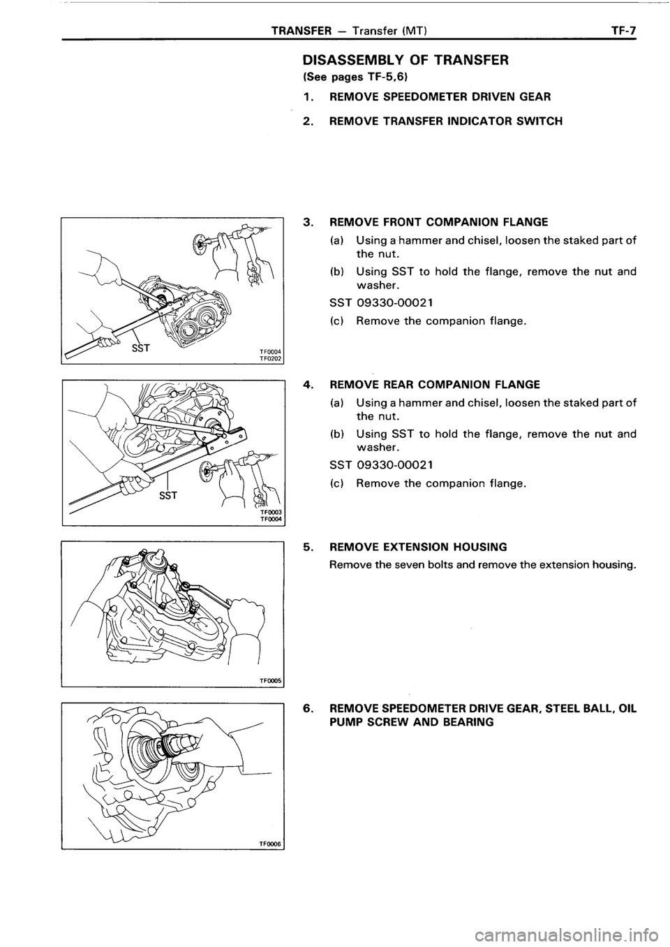 TOYOTA 4RUNNER 1986  Service Repair Manual 