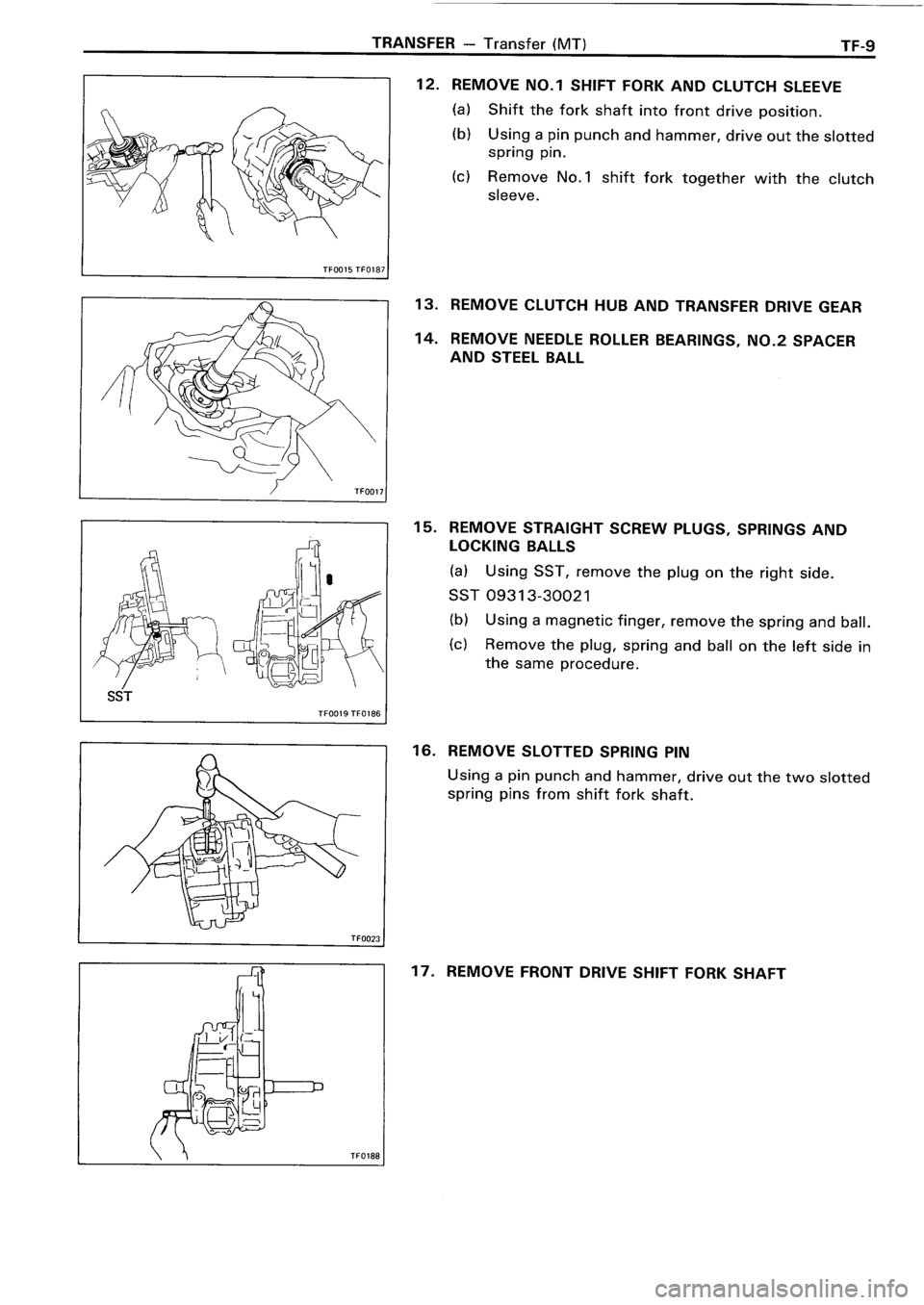 TOYOTA 4RUNNER 1986  Service Repair Manual 