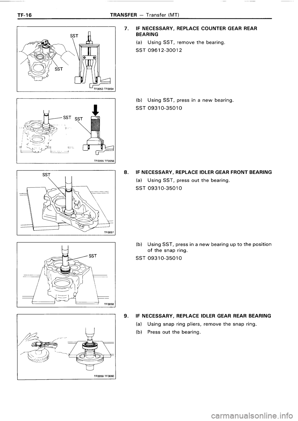 TOYOTA 4RUNNER 1986  Service Repair Manual 