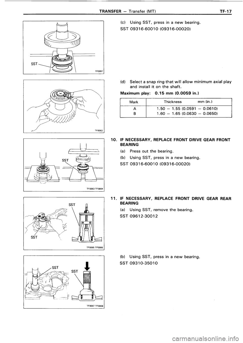 TOYOTA 4RUNNER 1986  Service Repair Manual 